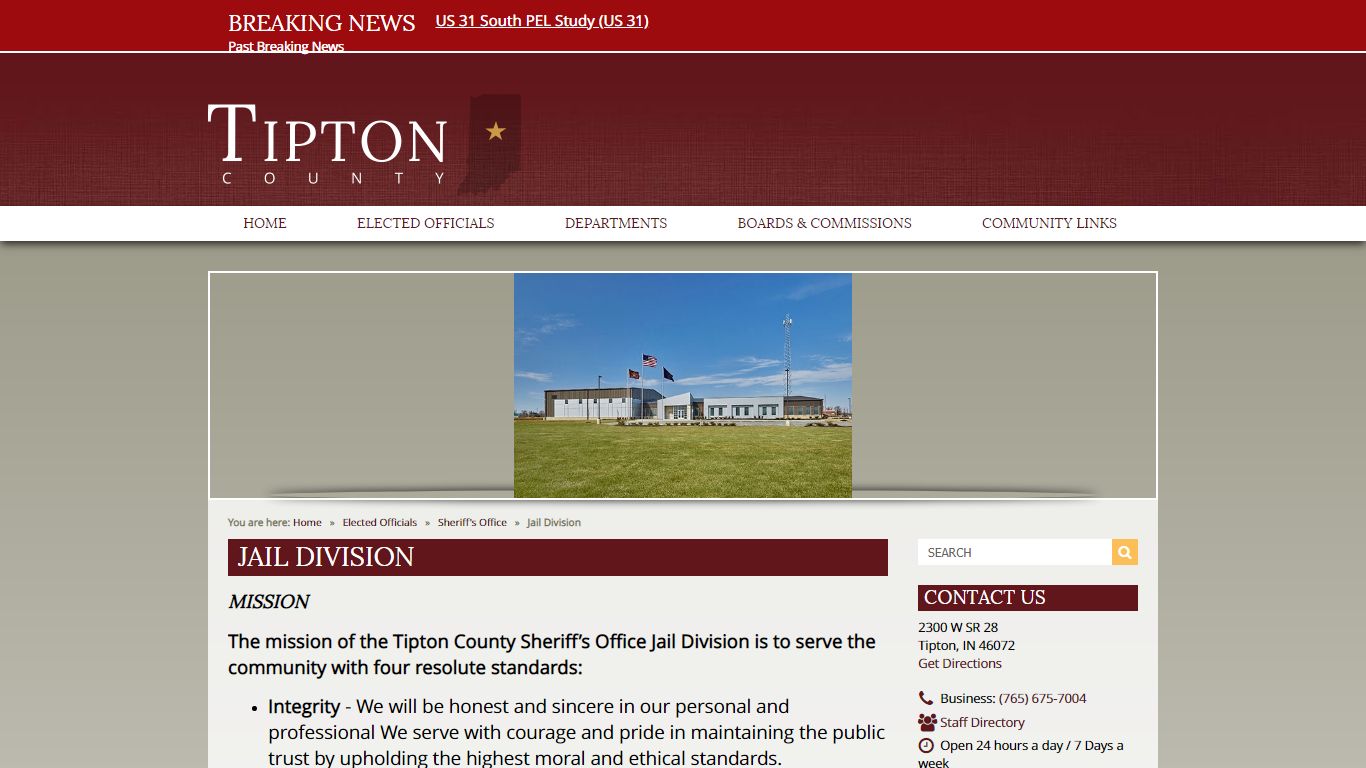 Jail Division / Tipton County, IN